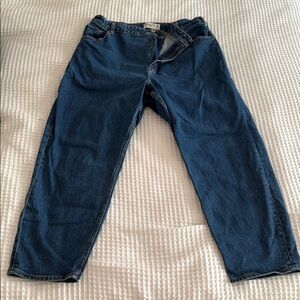 Abercrombie & Fitch High Rise Blue Jeans Relaxed Fit